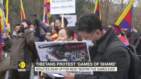 Tibetans protests Beijing Olympic games, demand freedom for their region