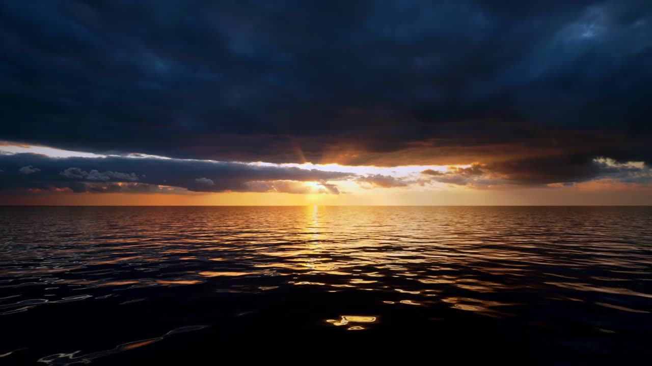 Moving over the ocean waves