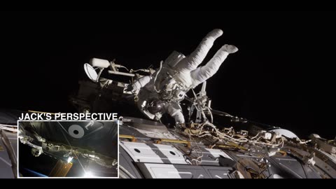 Space Walking by NASA Astronaut ( Jack Fisher ) in Ultra High Definition