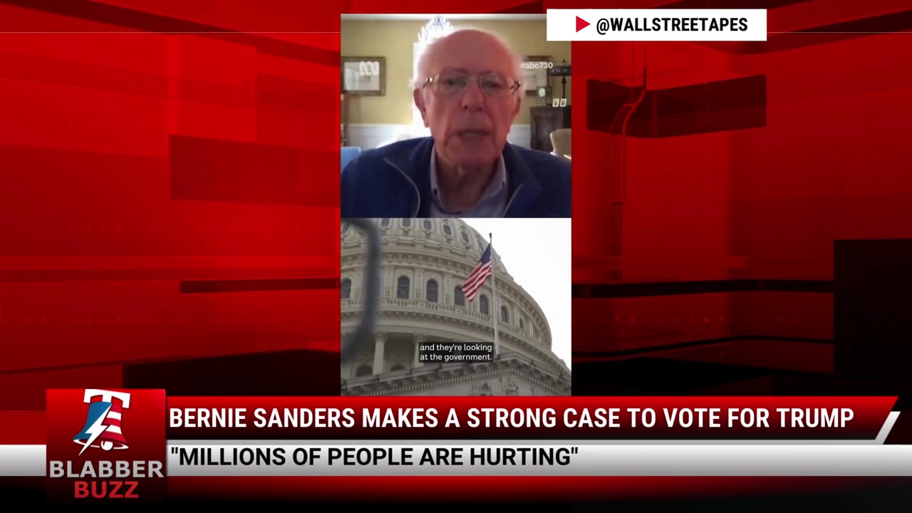 Bernie Sanders Makes A Strong Case To Vote For Trump