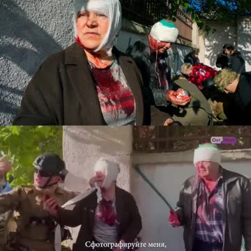 Ukraine Crisis Actors: behind the scenes filming