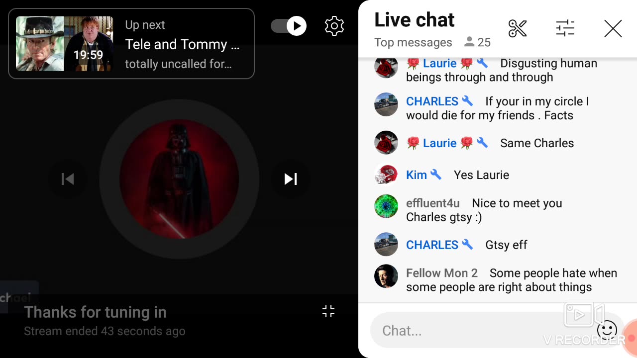 Tail End of Mike Serour Stream