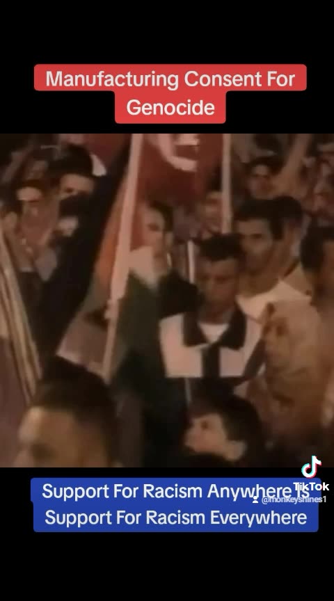 Manufacturing Consent For Genocide By The Jewish State?