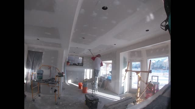 Sanding Inbetween Coats of Mud on Drywall