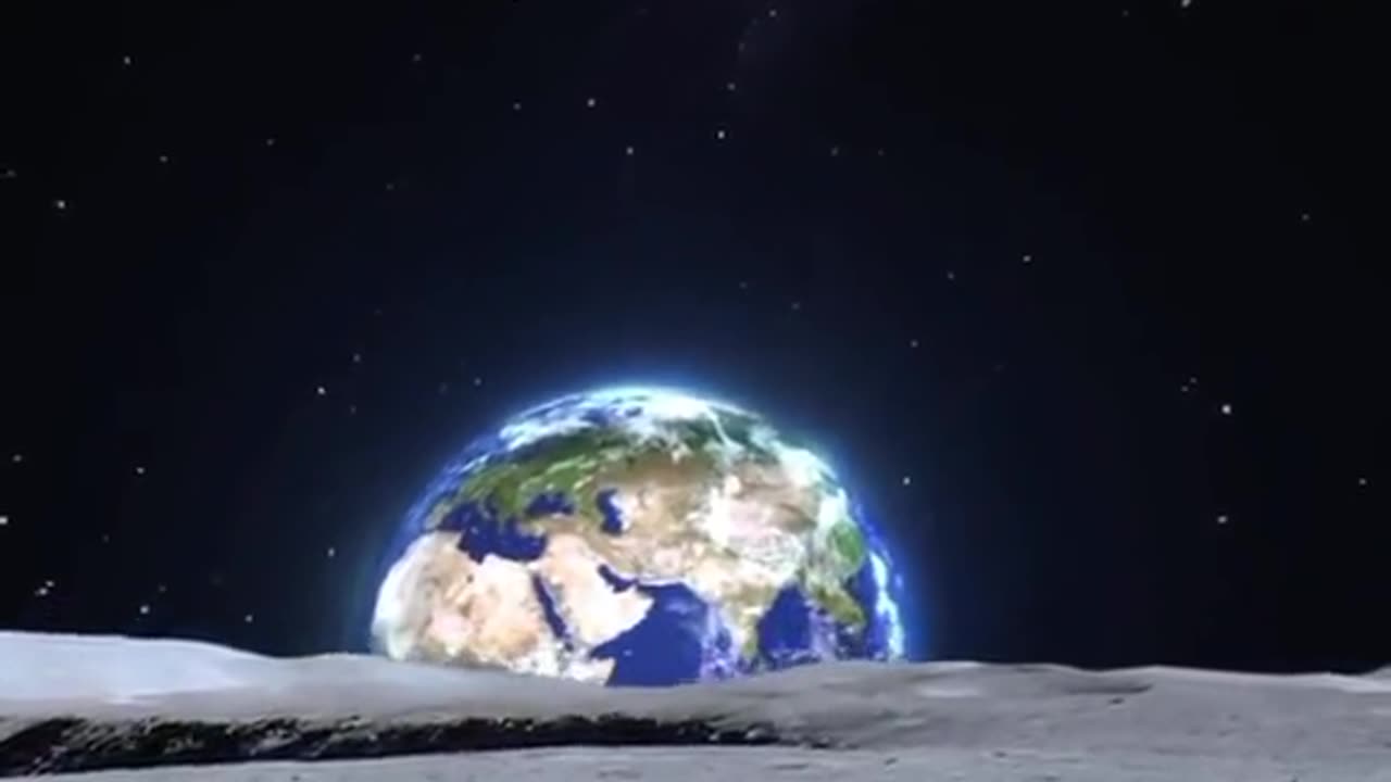 How Earth looks like from the Moon