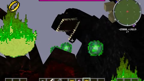 Minecraft Mob Battle Rahovart vs The Legends mod godzilla