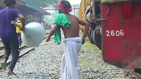 Train horn prank #trending#rumble