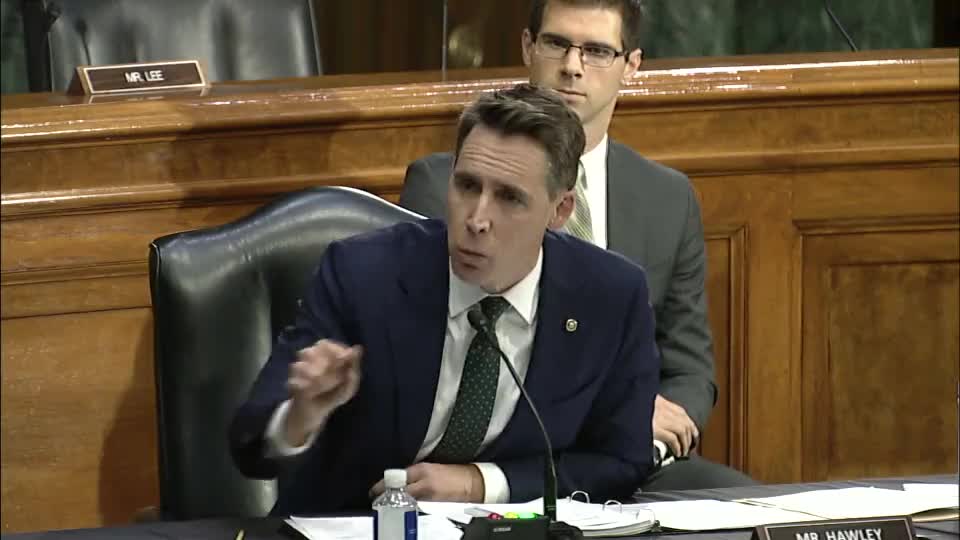 Josh Hawley Grills DHS Chief Mayorkas