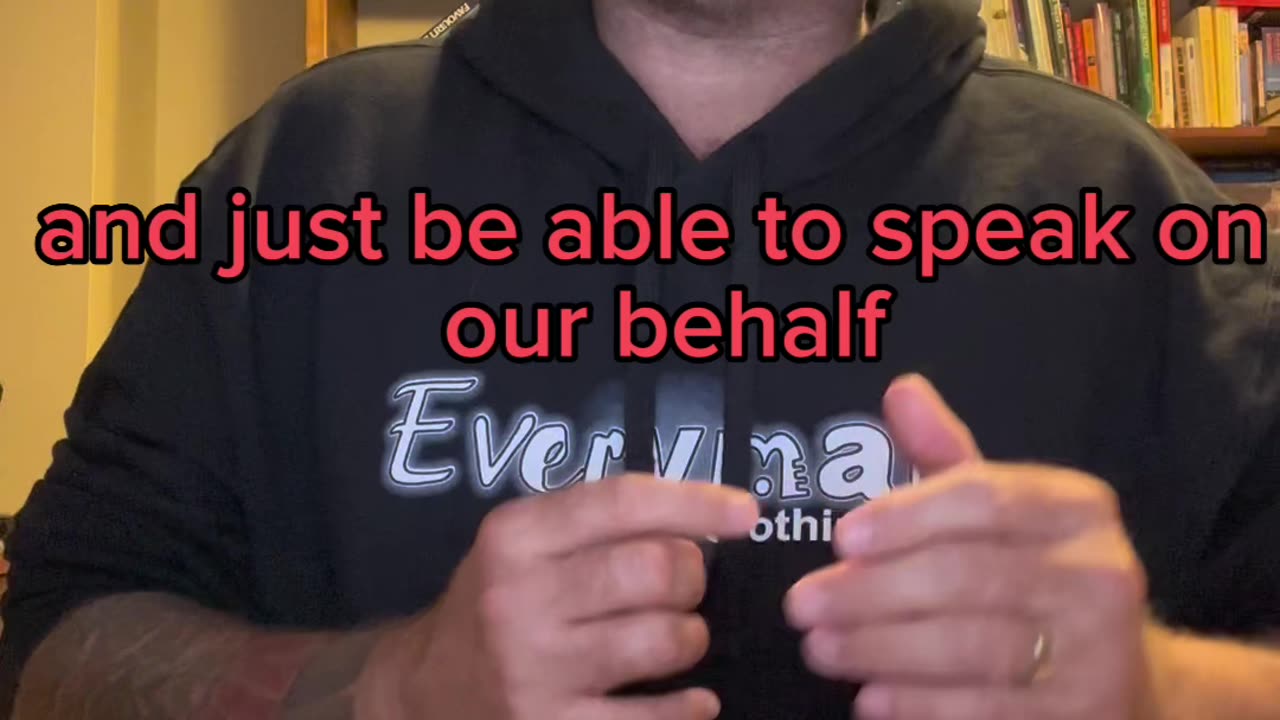 We all need that voice to speak for us...