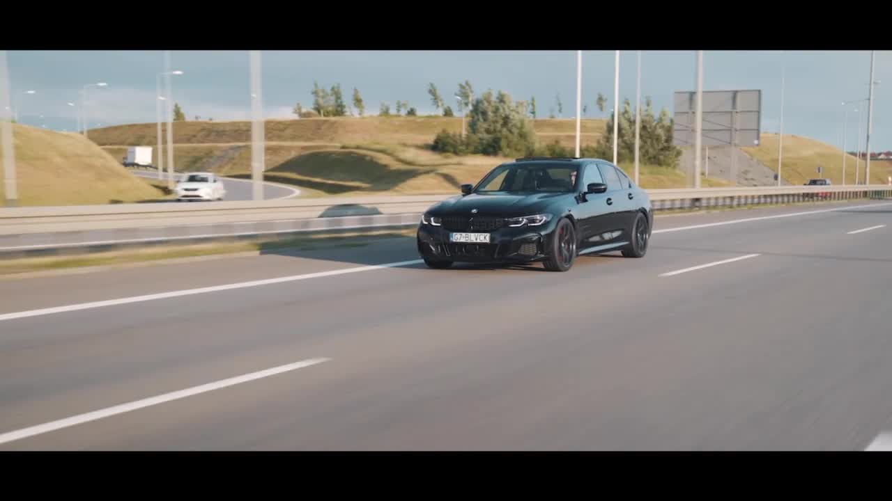 BMW G20 M340i on the streets of Gdansk