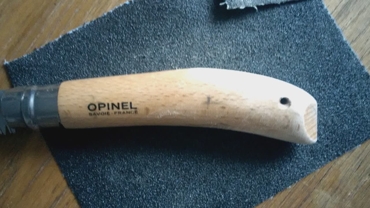 Tools and sharp edges "tinkering" Opinel customisation