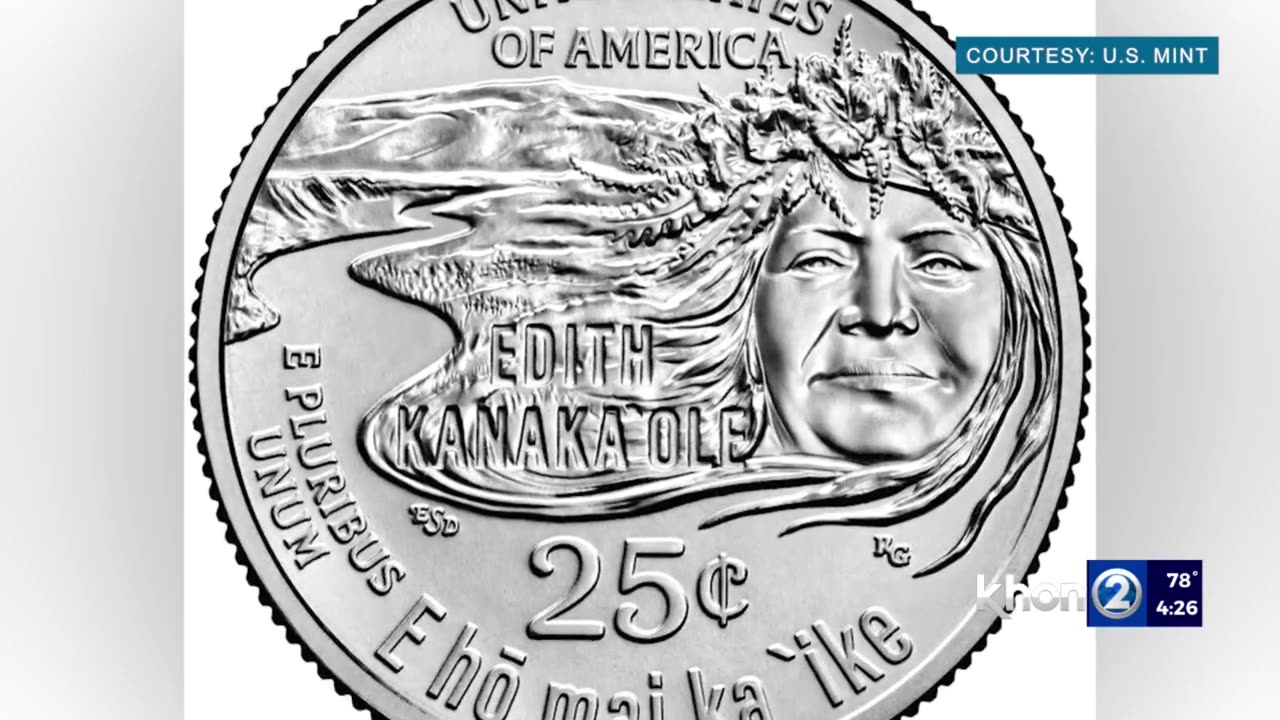 US quarters of Hawaiian hula teacher roll out