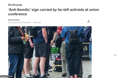 I pick up on various ((( News))) items