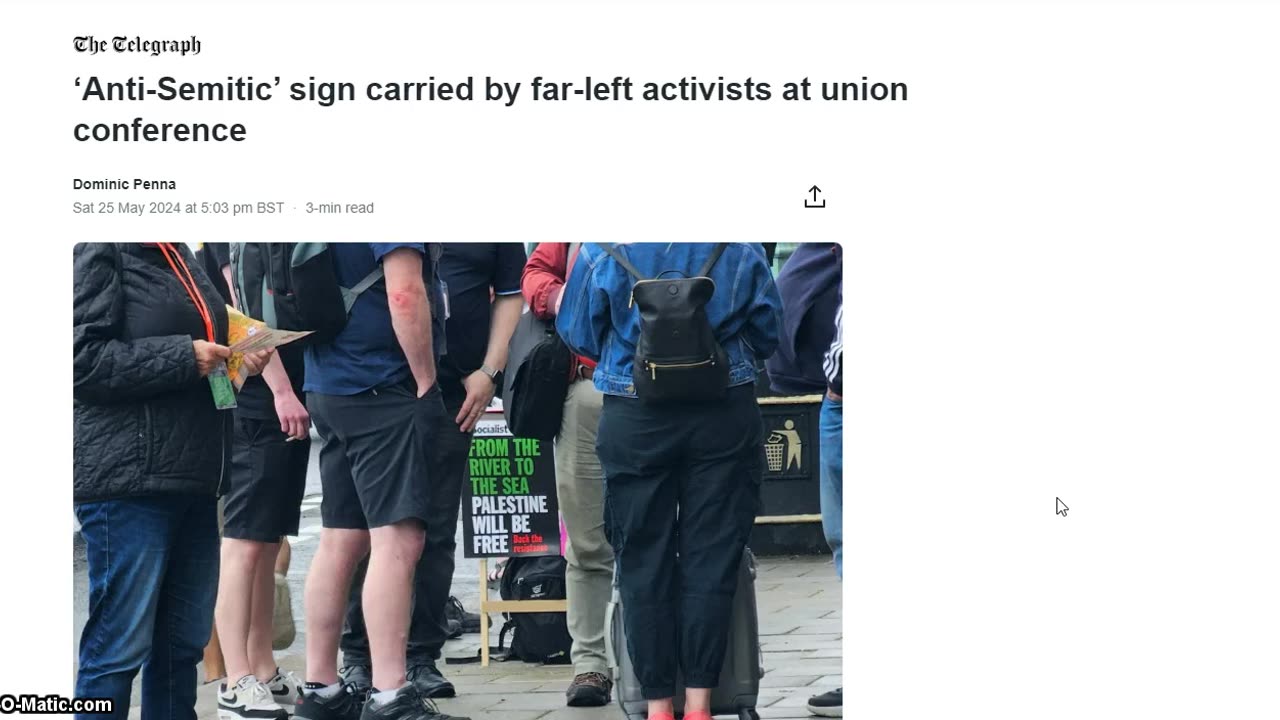 I pick up on various ((( News))) items