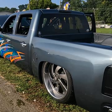 Slammed Lowered Chevrolet 1500 Pickup Truck