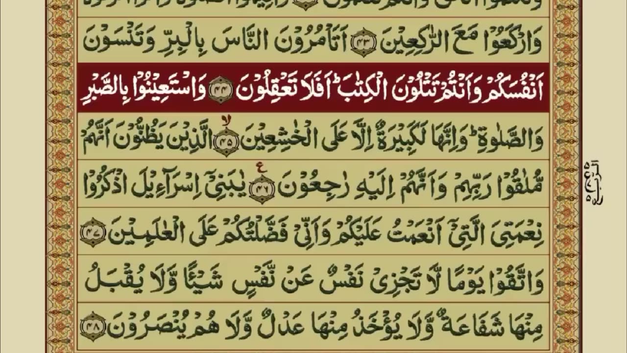 Quran 1 para with urdu translation «part 22»