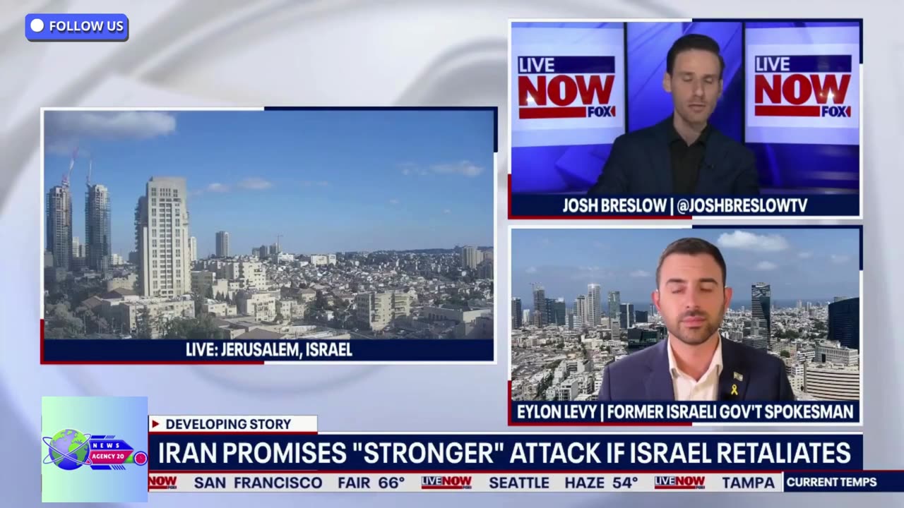 Iran-Israel attack: Eylon Levy discusses Iranian weapons