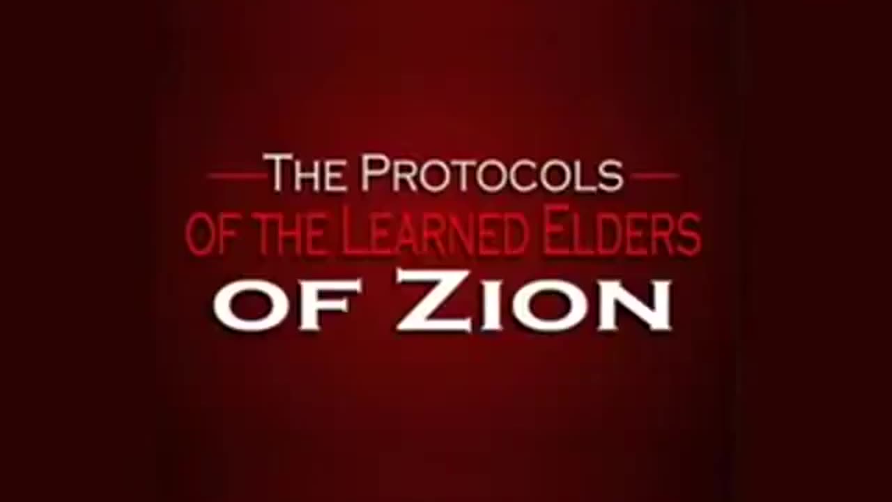 The Protocols Of The Learned Elders Of Zion (Audio Book)