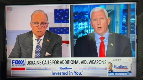 Kudlow-Mike Pence on Ukraine