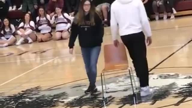 sitting on chair competition goes viral