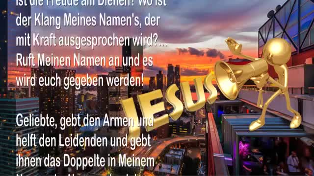 Ich habe euch einen Befehl erteilt & Ihr bleibt still...Ruft Meinen Namen laut 🎺 Die Trompete Gotte