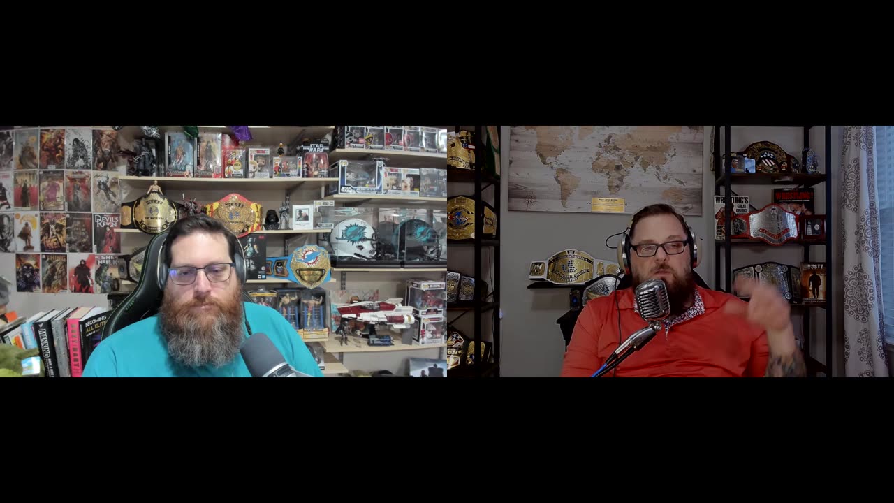 No Shave Man Cave Live / Lets Chat Wrestling