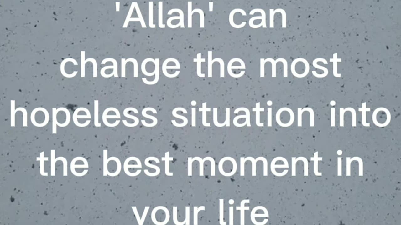 Allah can change ❤️❤️❤️