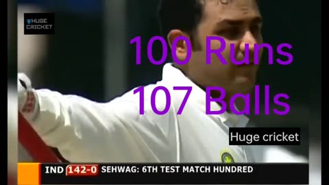 VIRENDER SEHWAG 309 INDIAs 1st TRIPPLE CENTURY....