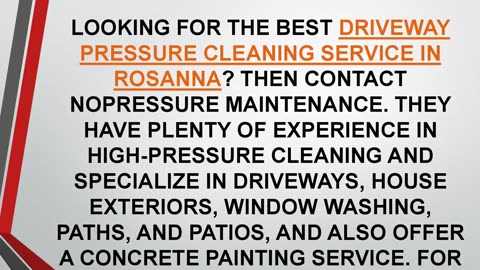 Best Driveway Pressure Cleaning Service in Rosanna