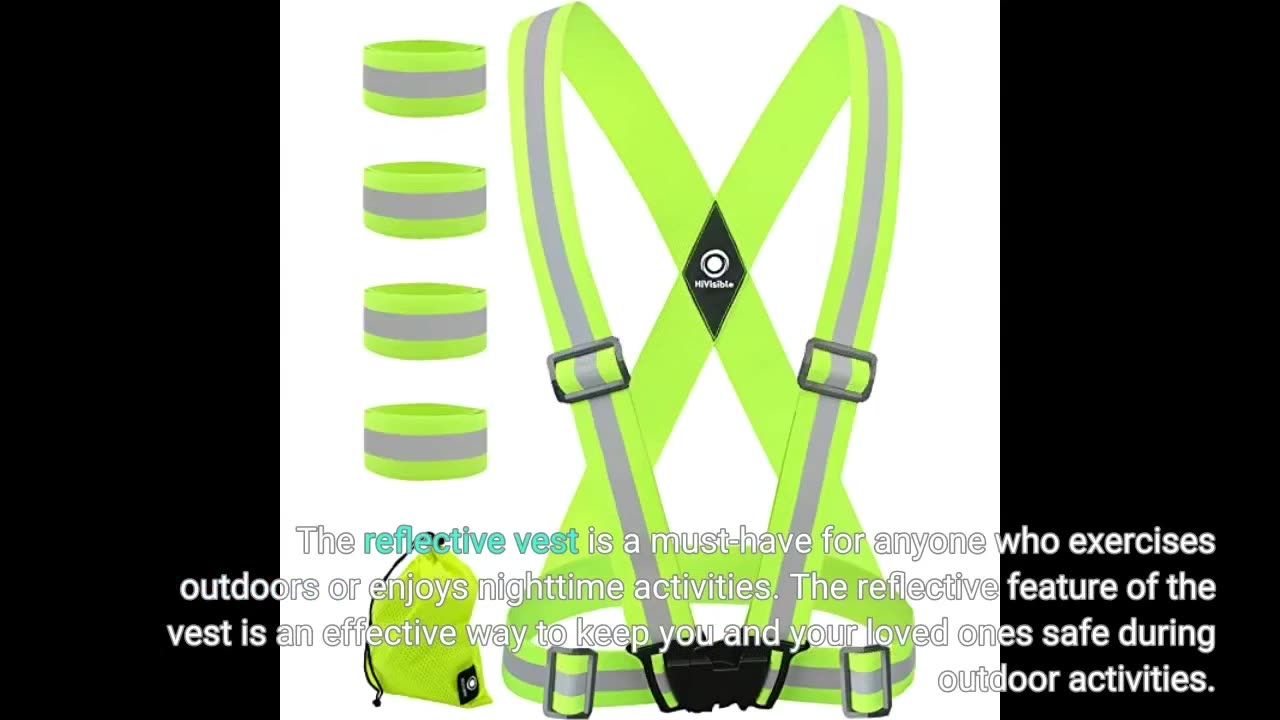 Buyer Reviews: SAWNZC Running Reflective Vest Gear 2Pack, High Visible Reflective Running Vest...