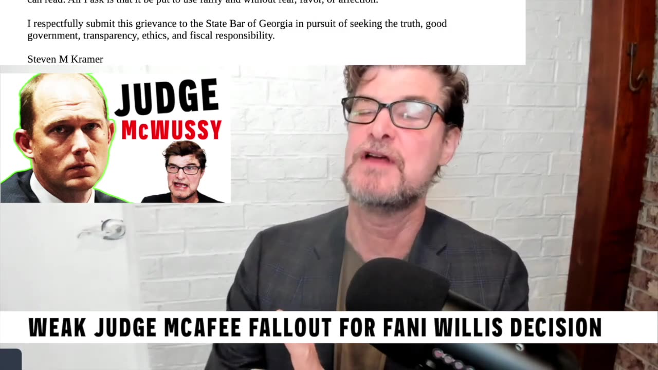 240316 MASSIVE BACKLASH Against Judge McAfee For Saving DA Fani Willis.mp4