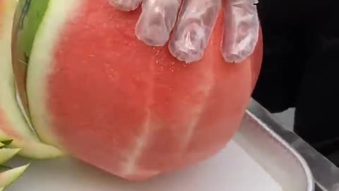 Fresh fruit cutting skills