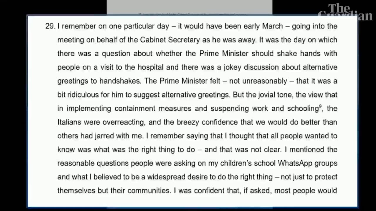 Johnson's team ‘laughing at the Italians’ as Covid hit, says Helen MacNamara