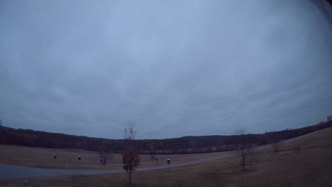 Cloudy and Cold Sun Rise 2 23 22 13f/ -11c