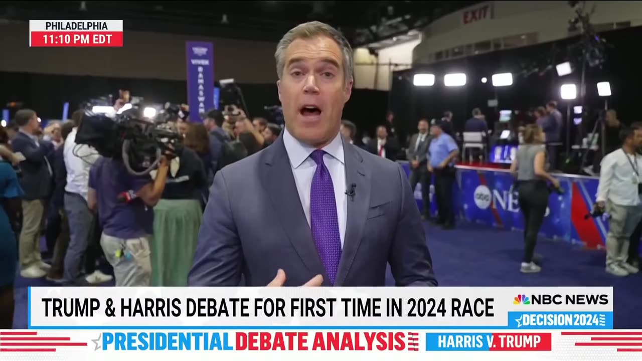 NBC News anchors break down Trump and Harris' first debate