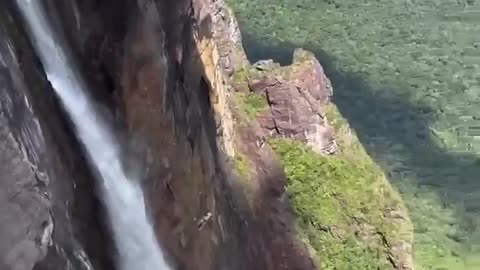 Jump from Angel Falls Venezuela Beautiful and bold