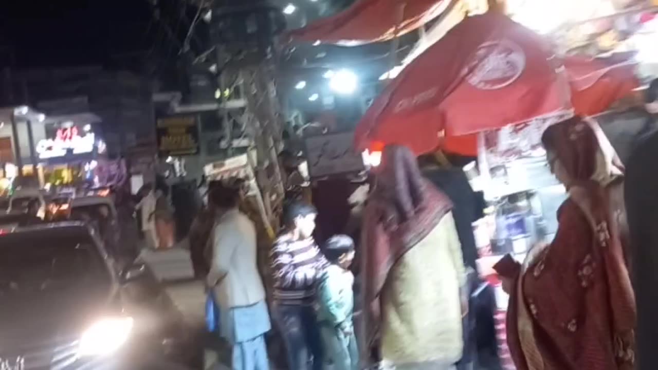 Naran Bazar Night View Naran KPK Pakistan