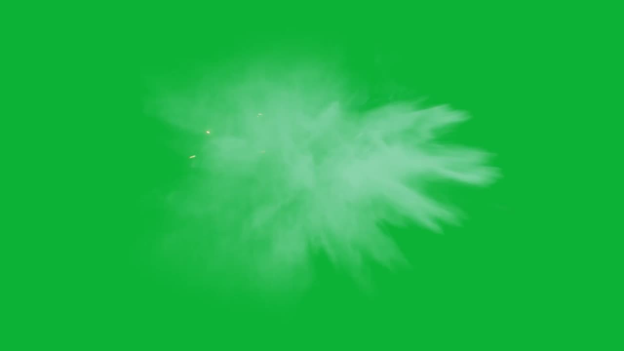 Gun Fire green Screen