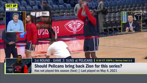 How the Zion Williamson & Devin Booker injuries are impacting the Pelicans-Suns series | Get Up