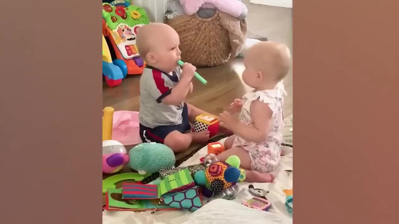 The Cutest Twin Babies On The Planet - Funny Baby Videos || Just Laugh