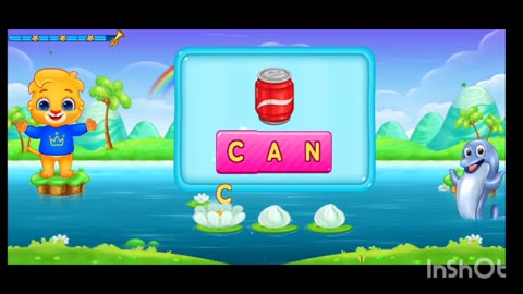 ABC spelling kids learning videogame