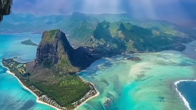 amazing view of Mauritius