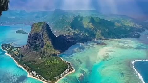 amazing view of Mauritius