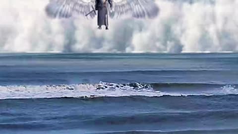 Angel Above Sea CAUGHT ON CAMERA #VFX