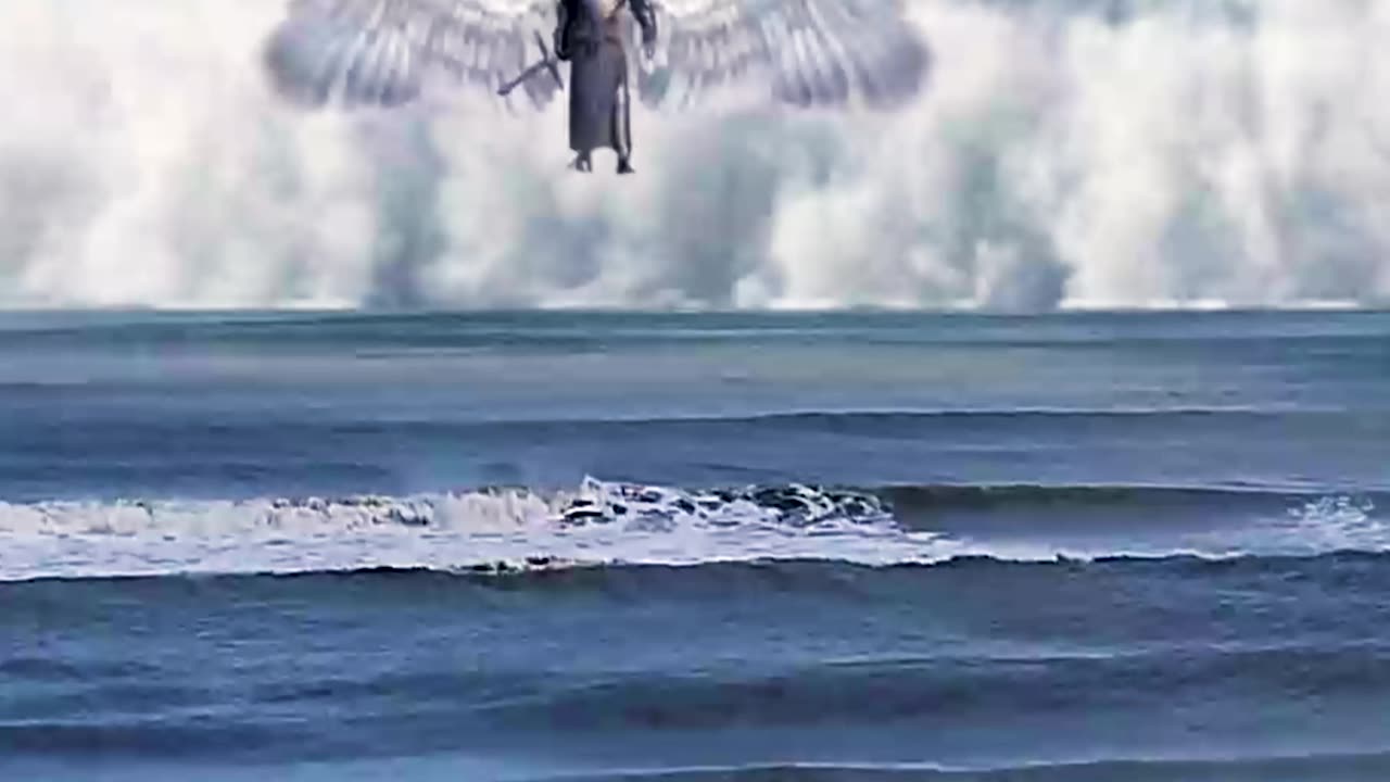 Angel Above Sea CAUGHT ON CAMERA #VFX