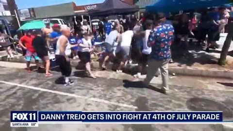 Actor Danny Trejo gets in fight at LA 4th of July parade