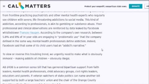 California votes on bill to hold social media accountable for targeting kids