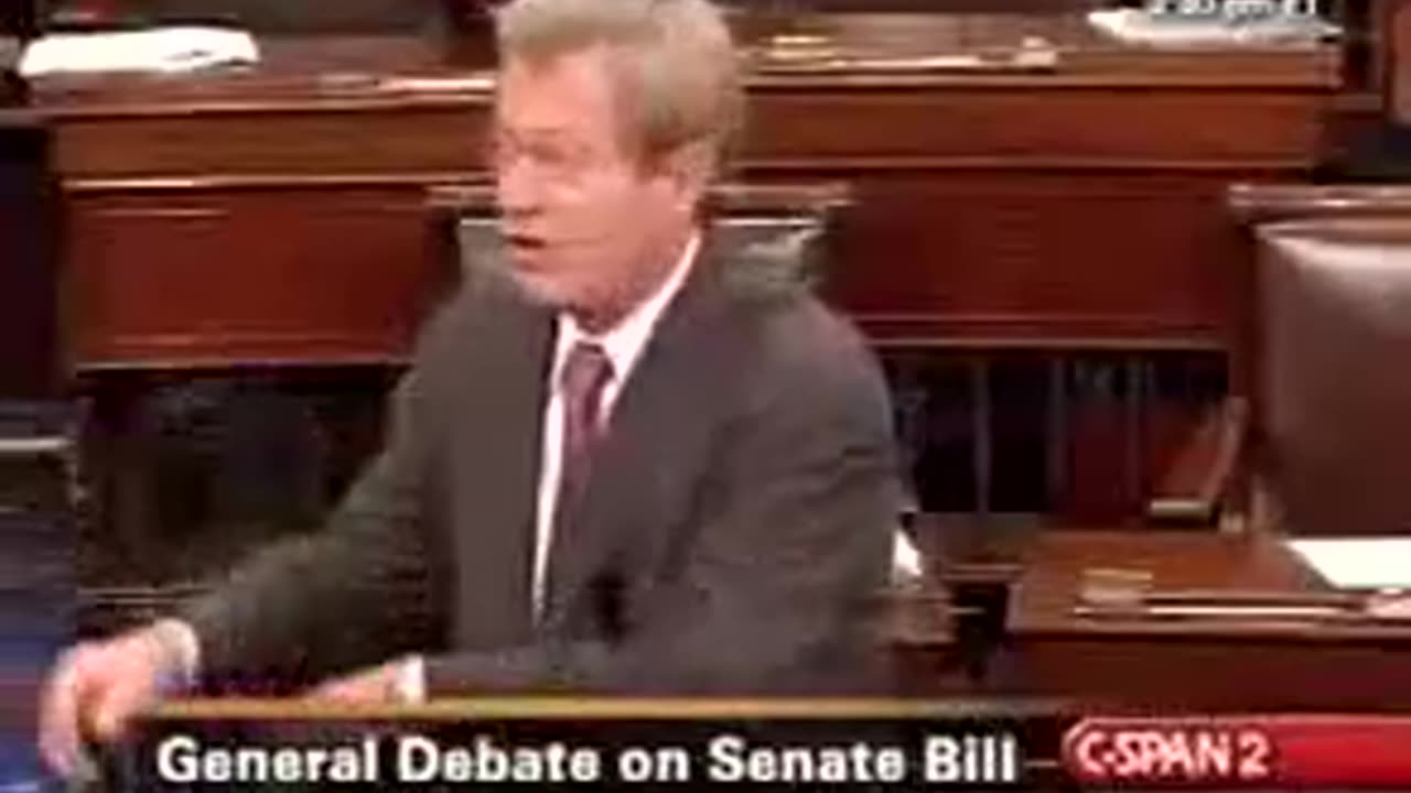 2009, Senator Max Baucus Drunk on Senate Floor (5.38) m