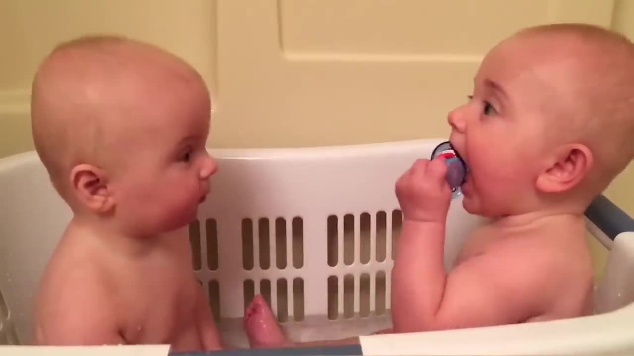 Twins Share A Pacifier _ Cutest Moments _