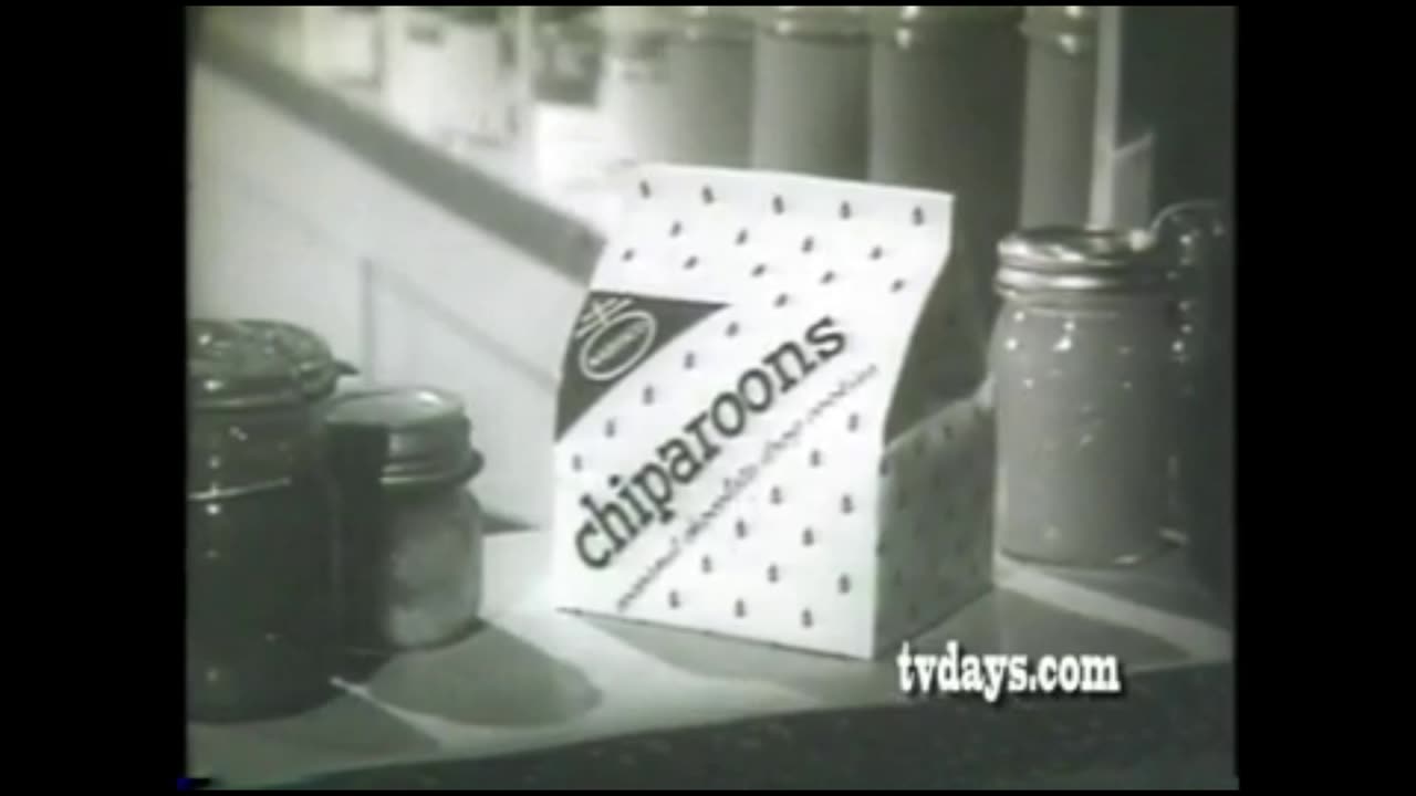 Nabisco Chiparoons 'Hide and Seek'1950's TV Commercial